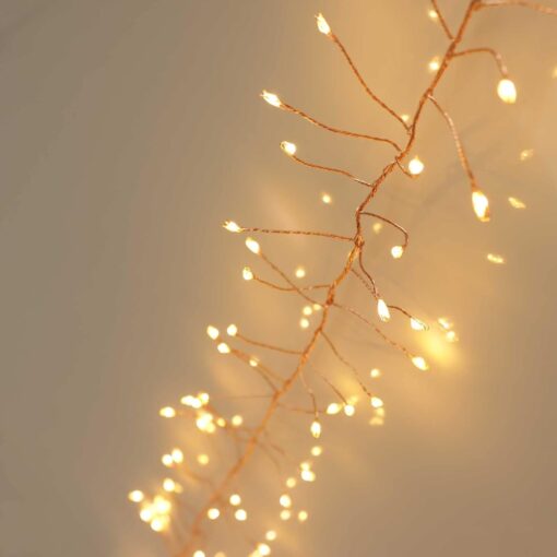 cluster-on-copper Premium LED Cluster Lights. 400 Warm White LEDs on Copper wire - available mid Nov