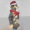 penguin2 Cute little Christmas Penguin (33cm/13") tall with hat, scarf and battery operated lights